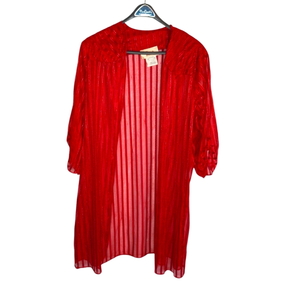 Sheer Red Women's Robe